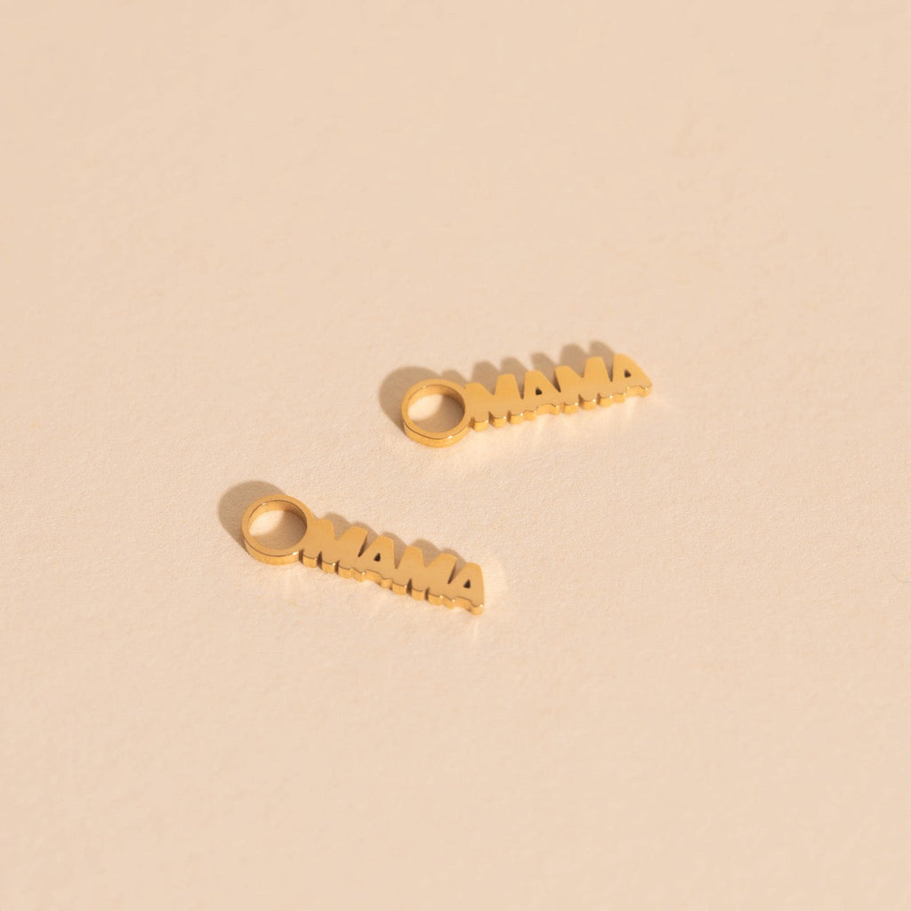 Mama Huggie Hoop Charms
