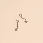 Dangle Starburst Huggie Hoop Charms by Oh Clementine