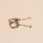 Dangle Starburst Huggie Hoop Charms by Oh Clementine