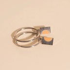 Split Sunburst Huggie Hoop Charms by Oh Clementine