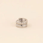 Oh Clem Chunky Huggie Hoop Earrings by Oh Clementine