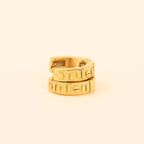 Oh Clem Chunky Huggie Hoop Earrings by Oh Clementine