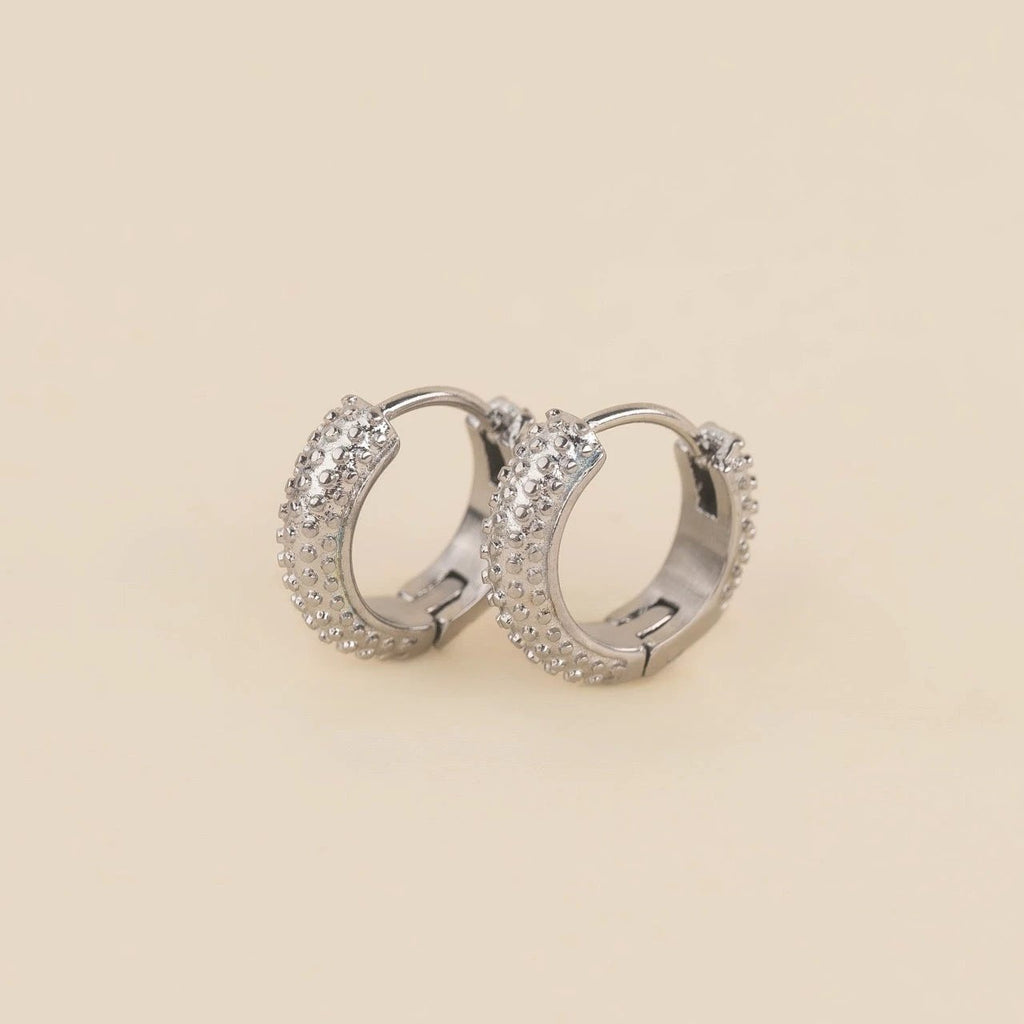 Party Chunky Huggie Hoop Earrings by Oh Clementine