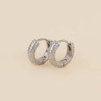 Party Chunky Huggie Hoop Earrings by Oh Clementine