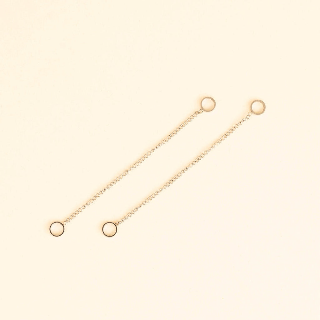 Fine Chain Huggie Hoop Chains