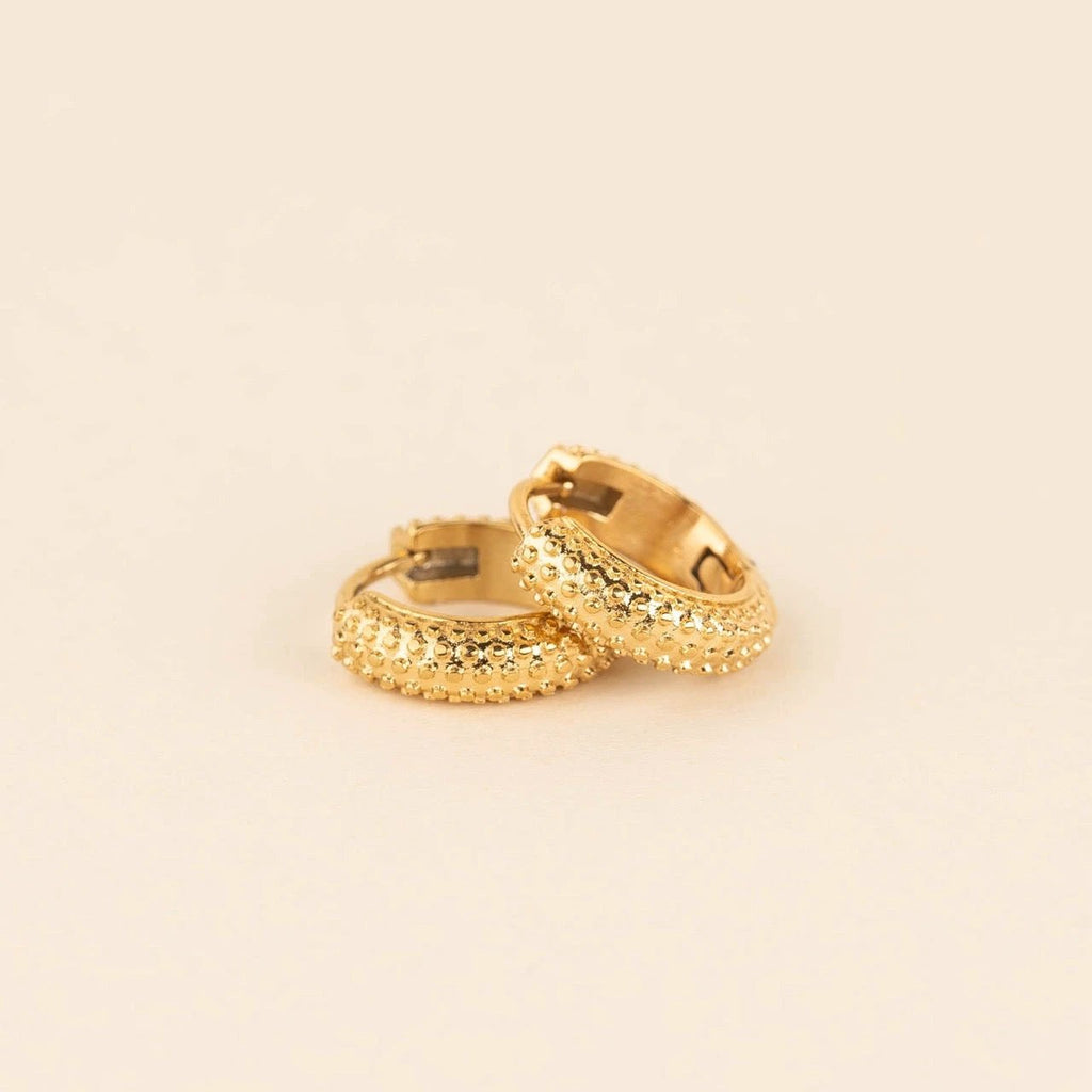 Party Chunky Huggie Hoop Earrings by Oh Clementine