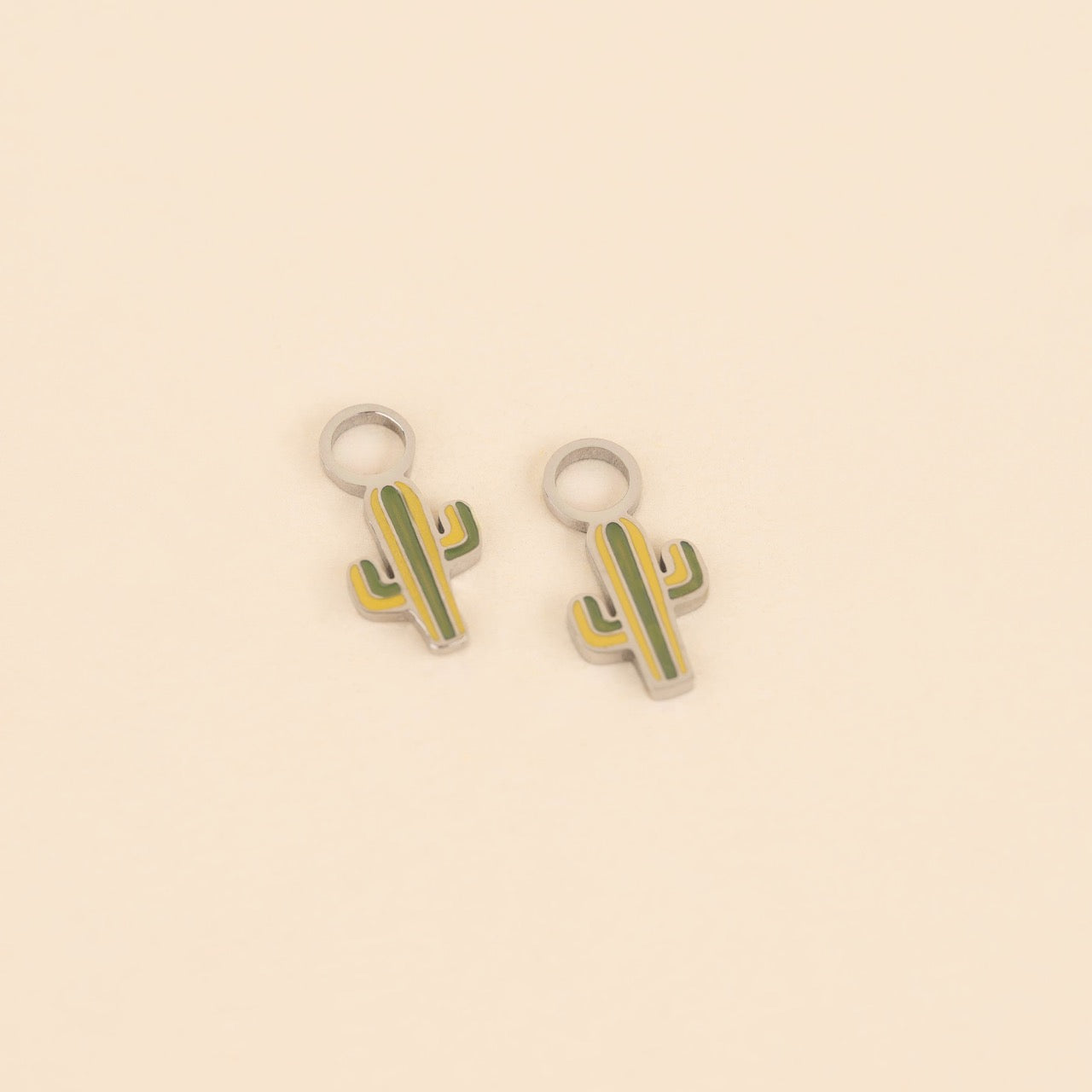 Cactus Huggie Hoop Charms