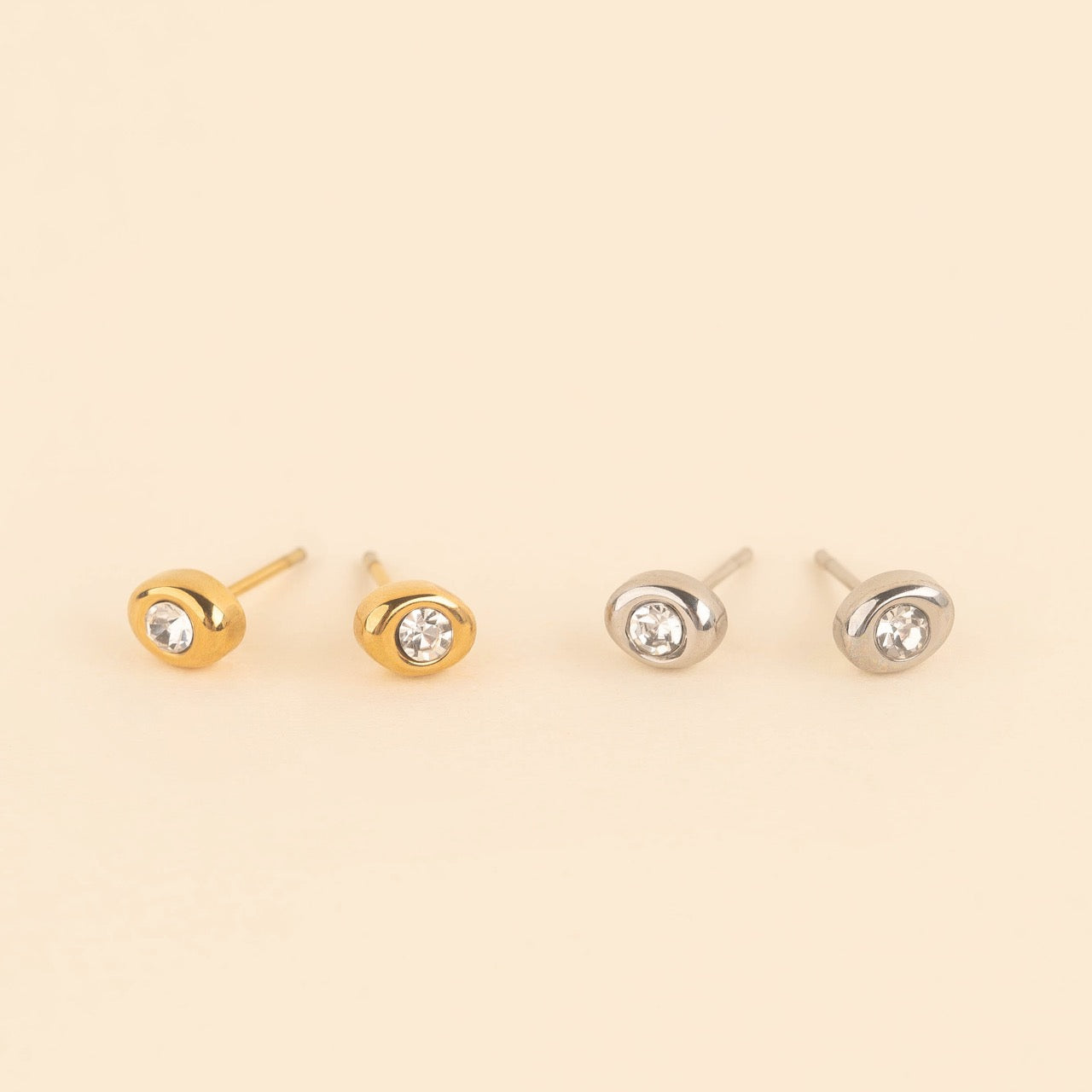 Mini Crystal Stud Earrings