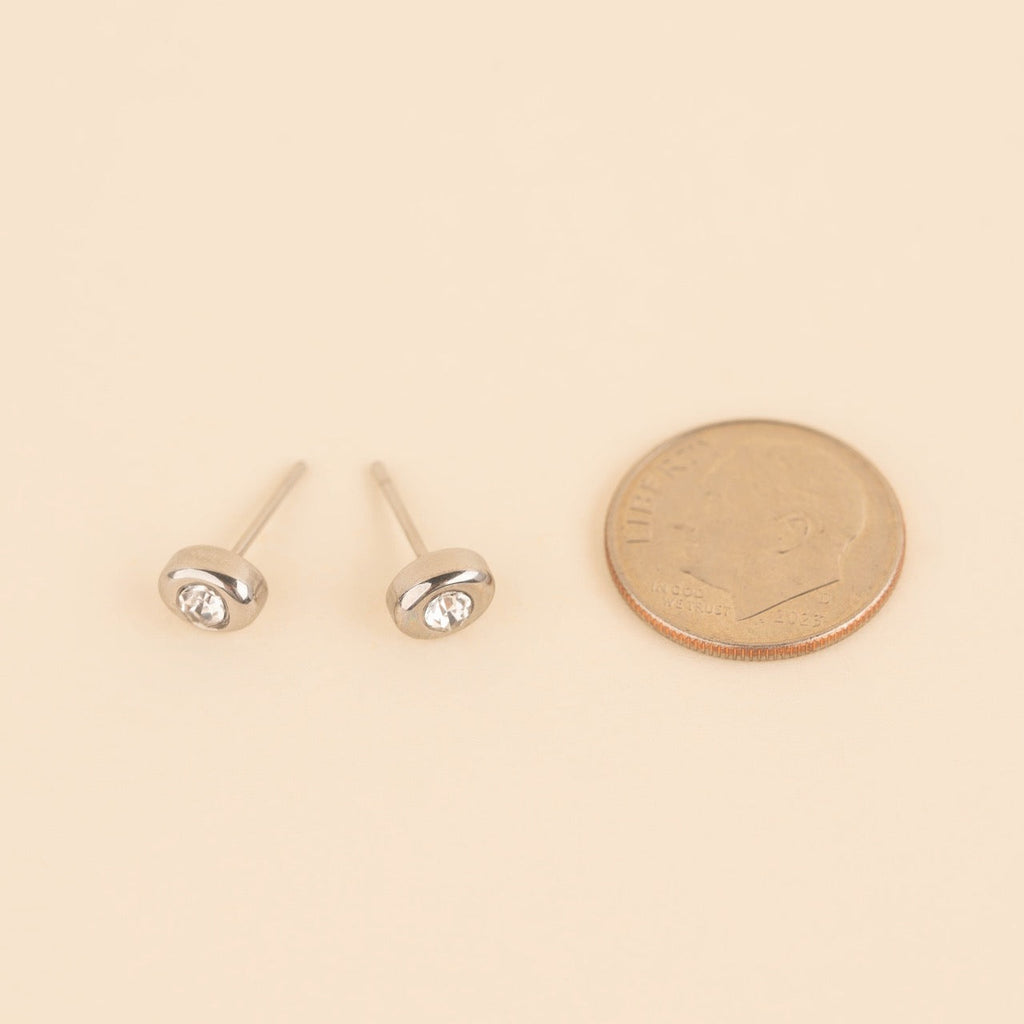 Mini Crystal Stud Earrings