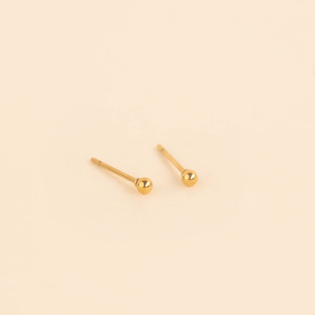Tiny Ball Stud Earrings