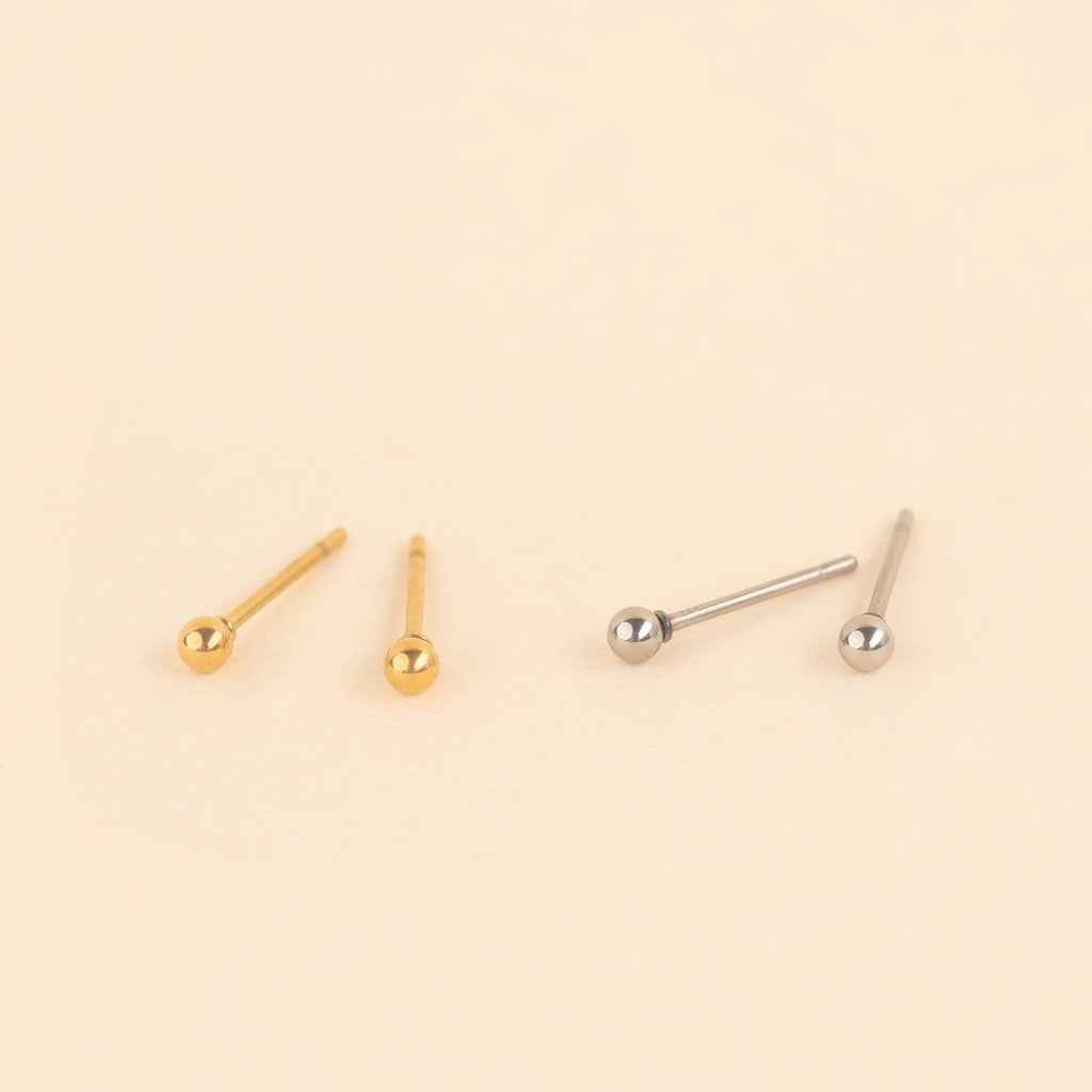 Tiny Ball Stud Earrings