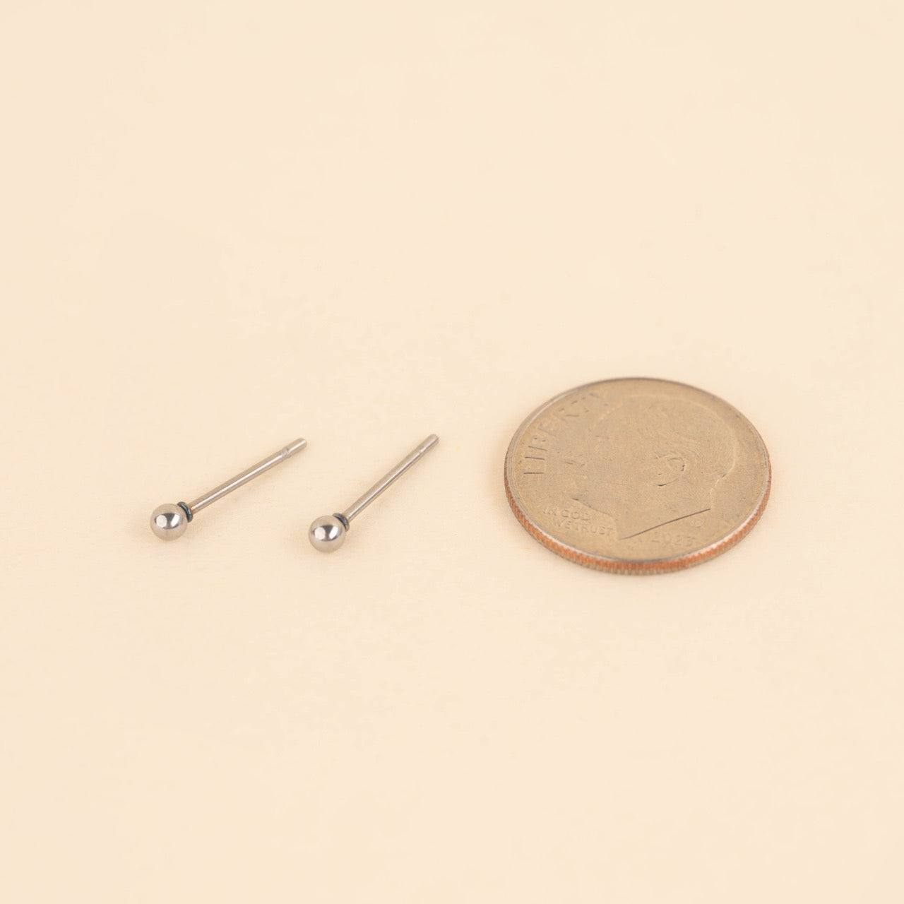 Tiny Ball Stud Earrings