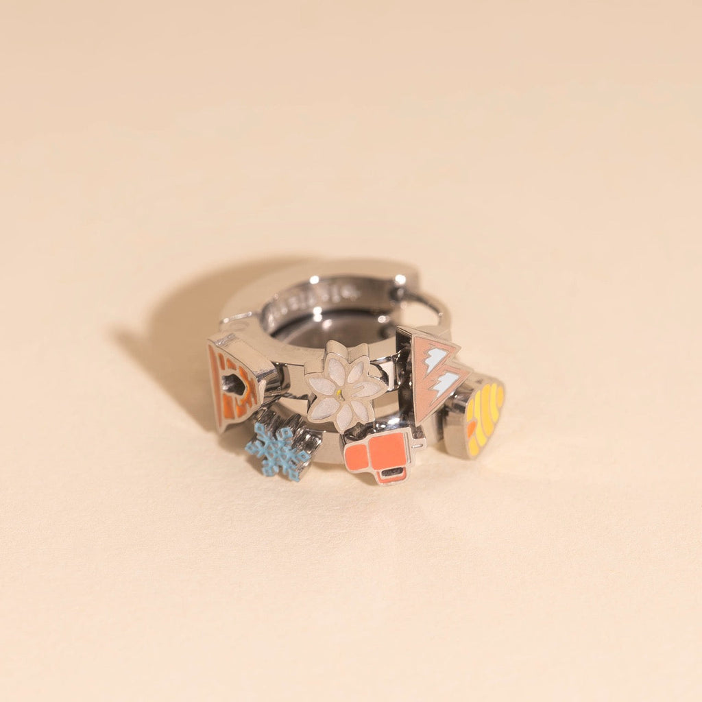 Utah 3D Huggie Hoop Earrings