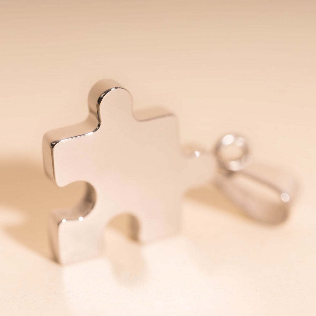 Puzzle Piece Necklace Charm