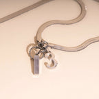 Number Necklace Charm (Single) by Oh Clementine