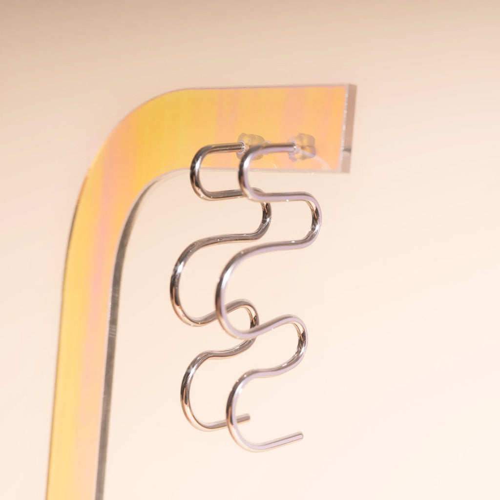 Party Ribbon Stud Earrings