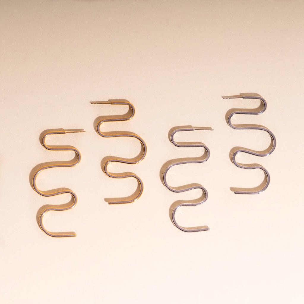 Party Ribbon Stud Earrings