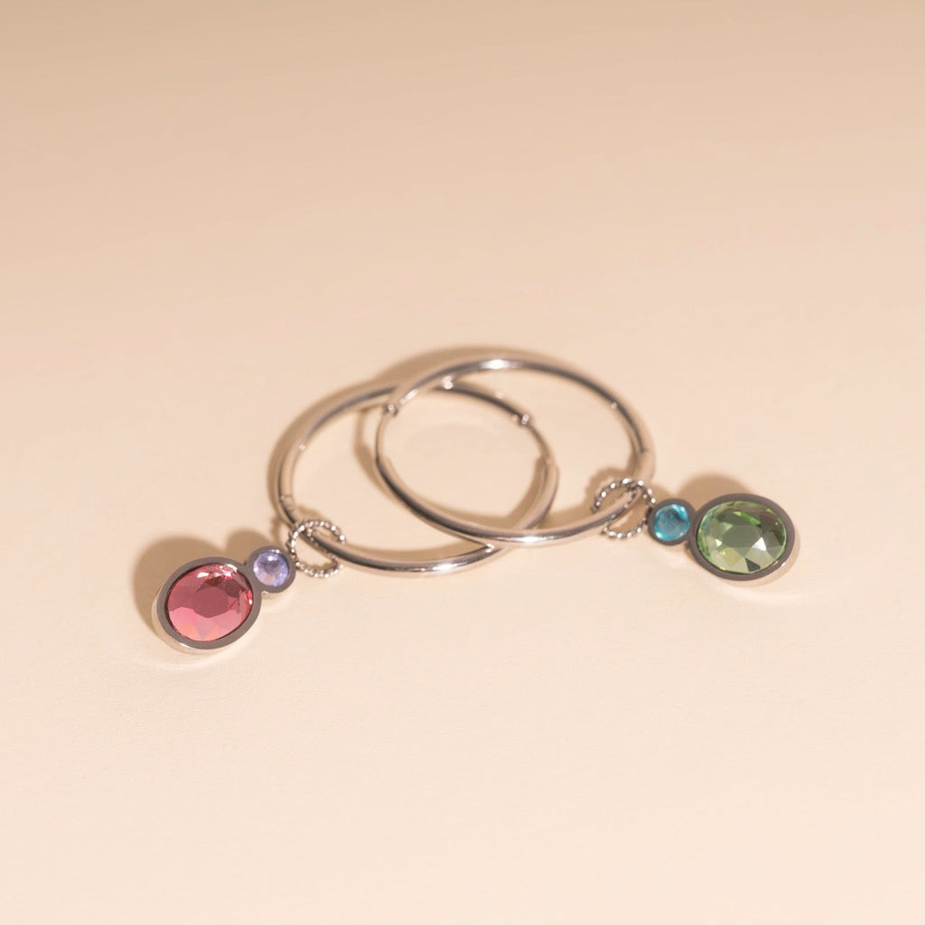 Twist and Mix Huggie Hoop Charms