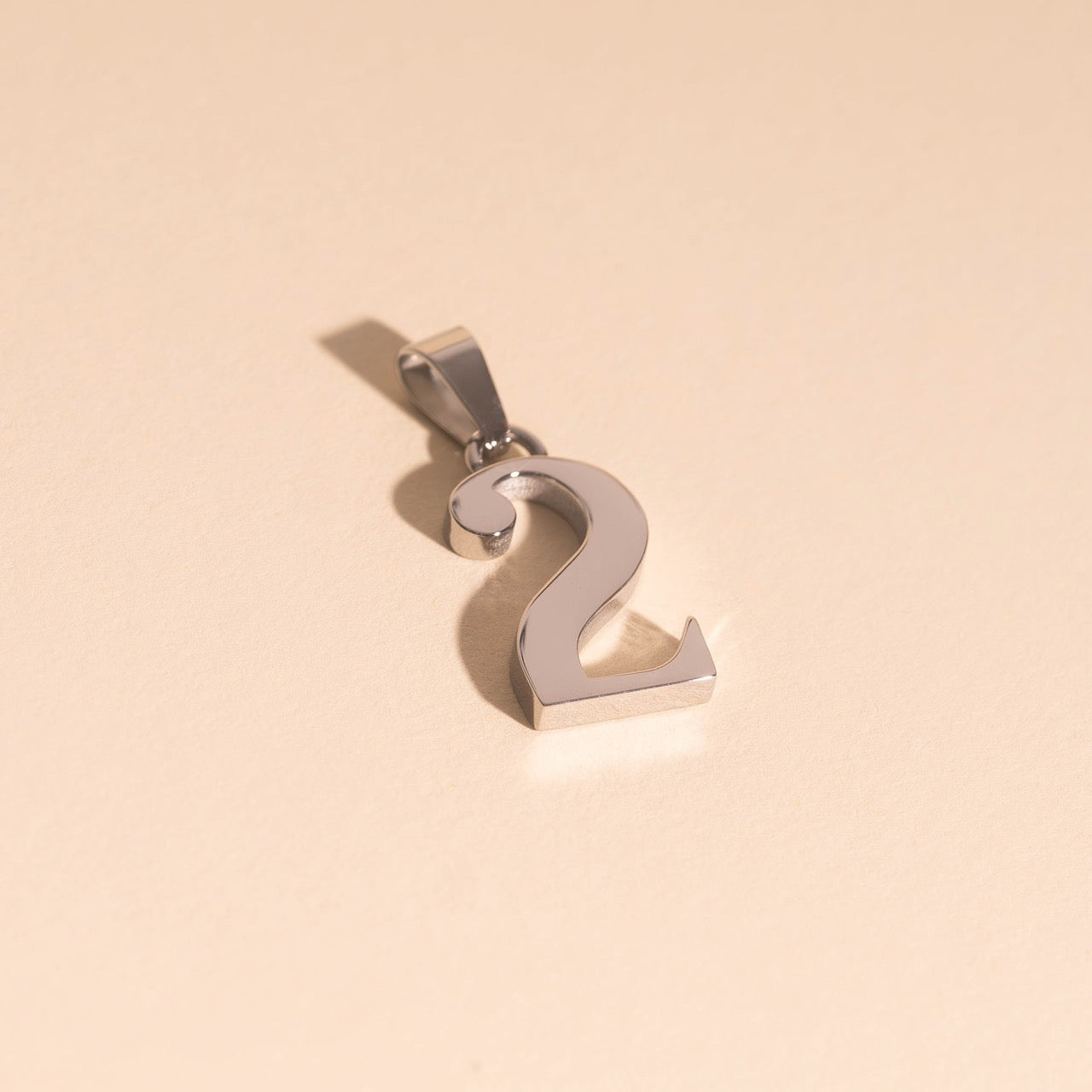 Number Necklace Charm (Single)