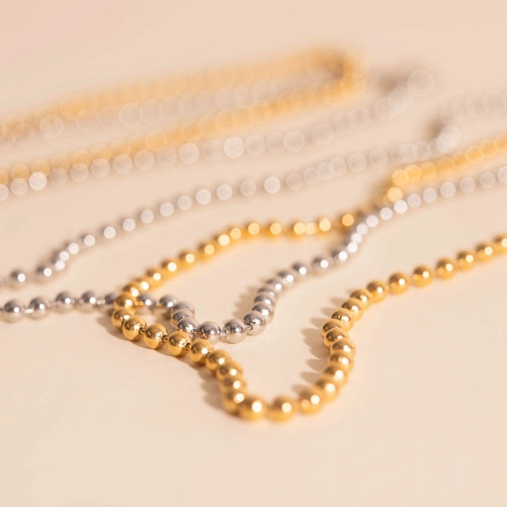 Ball Chain Necklace by Oh Clementine