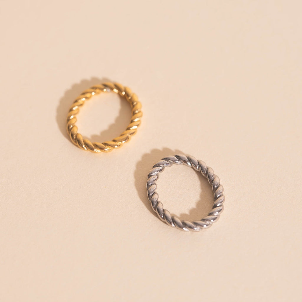 Twisted Oval Necklace Extender Charm