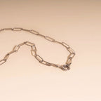 Textured Paperclip Necklace by Oh Clementine