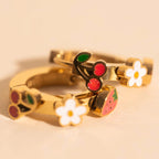 Berry Sweet 3D Huggie Hoop Earrings by Oh Clementine