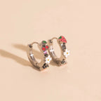 Berry Sweet 3D Huggie Hoop Earrings by Oh Clementine