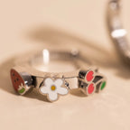 Berry Sweet 3D Huggie Hoop Earrings by Oh Clementine