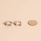 Berry Sweet 3D Huggie Hoop Earrings by Oh Clementine