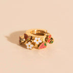 Berry Sweet 3D Huggie Hoop Earrings by Oh Clementine