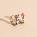 Berry Sweet 3D Huggie Hoop Earrings by Oh Clementine