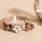 Berry Sweet 3D Huggie Hoop Earrings by Oh Clementine
