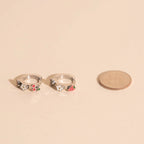 Berry Sweet 3D Huggie Hoop Earrings by Oh Clementine