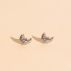 Croissant Stud Earrings by Oh Clementine