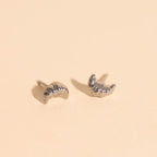 Croissant Stud Earrings by Oh Clementine