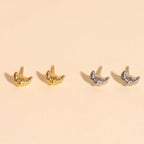 Croissant Stud Earrings by Oh Clementine