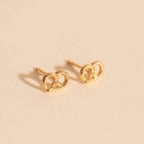 Pretzel Stud Earrings by Oh Clementine