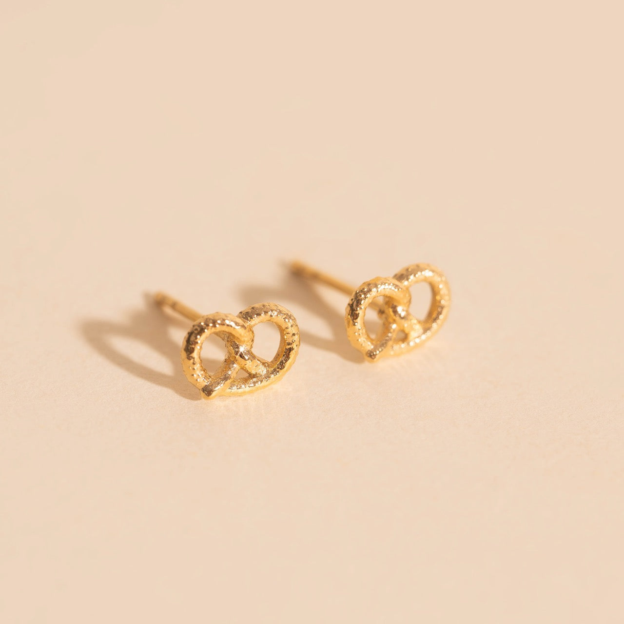 Pretzel Stud Earrings