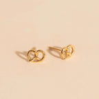 Pretzel Stud Earrings by Oh Clementine