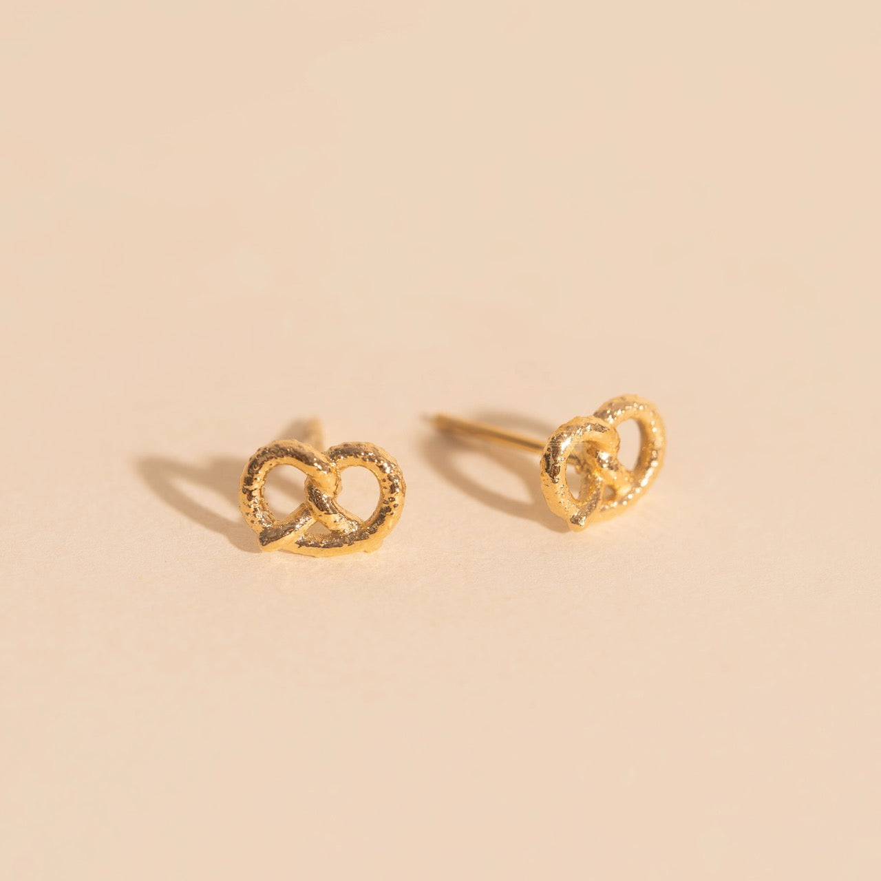 Pretzel Stud Earrings