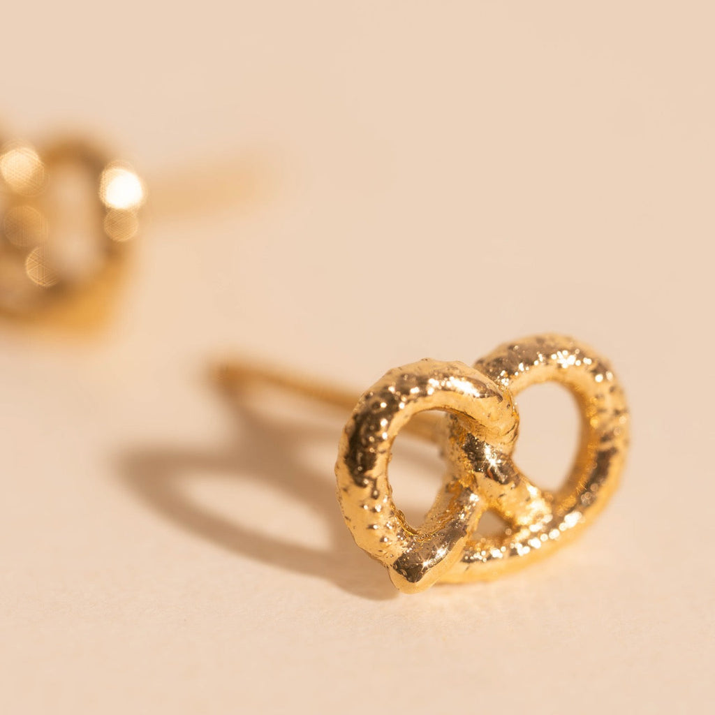 Pretzel Stud Earrings