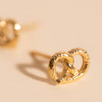Pretzel Stud Earrings by Oh Clementine