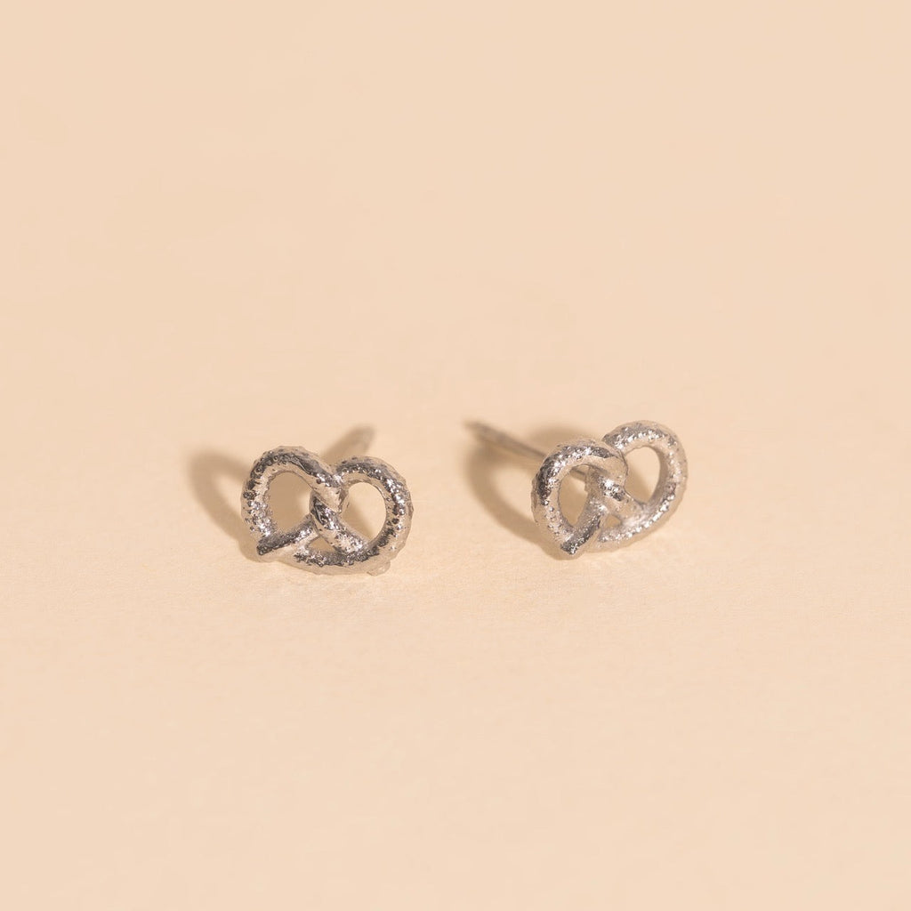 Pretzel Stud Earrings
