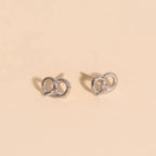 Pretzel Stud Earrings by Oh Clementine