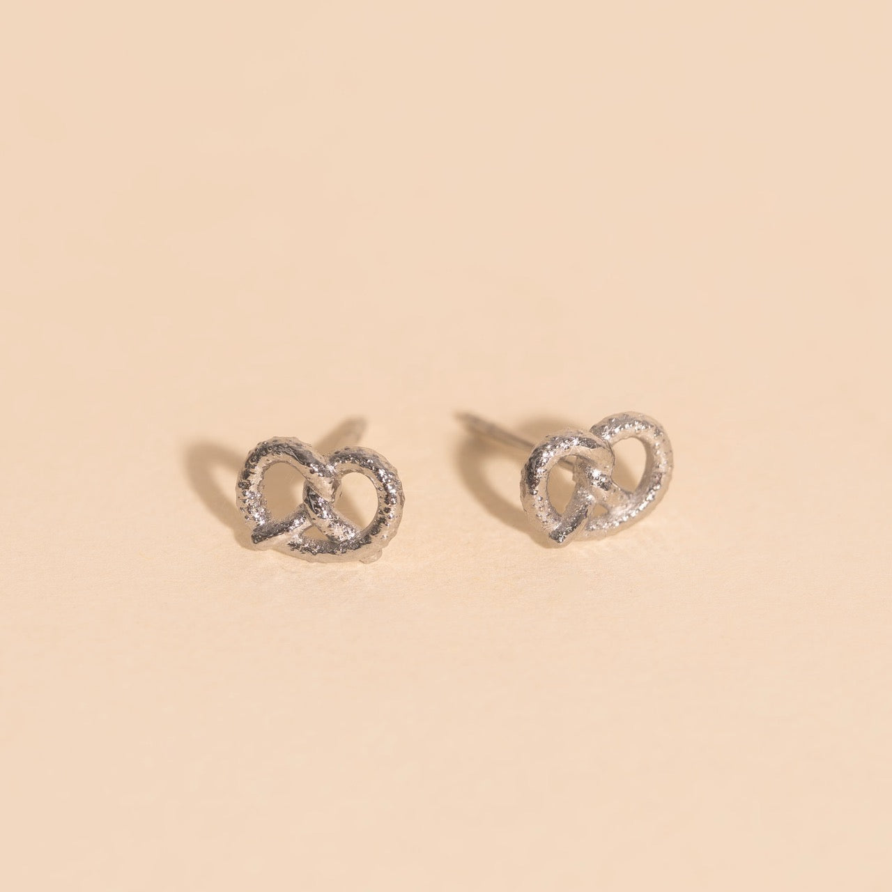 Pretzel Stud Earrings
