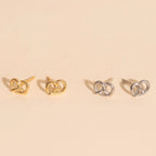 Pretzel Stud Earrings by Oh Clementine