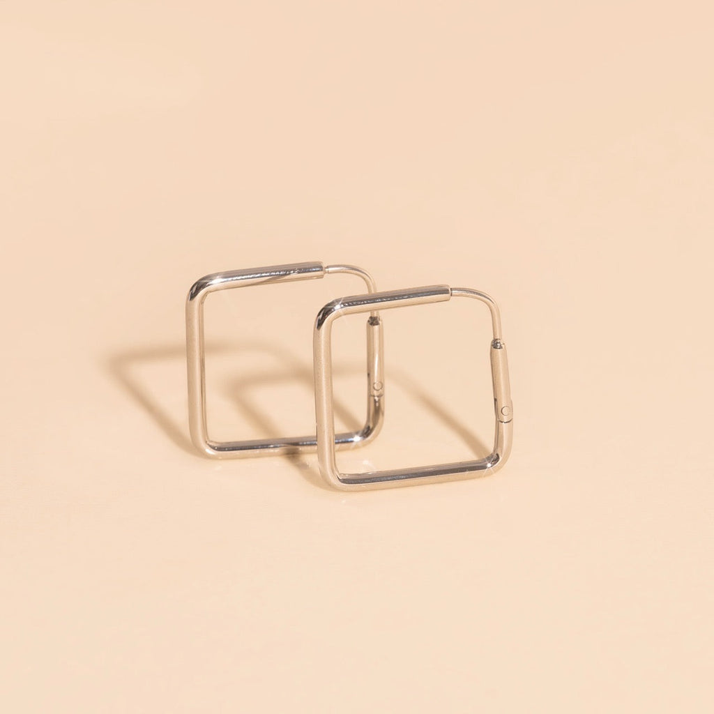 Diamond Rounded Huggie Hoop Earrings