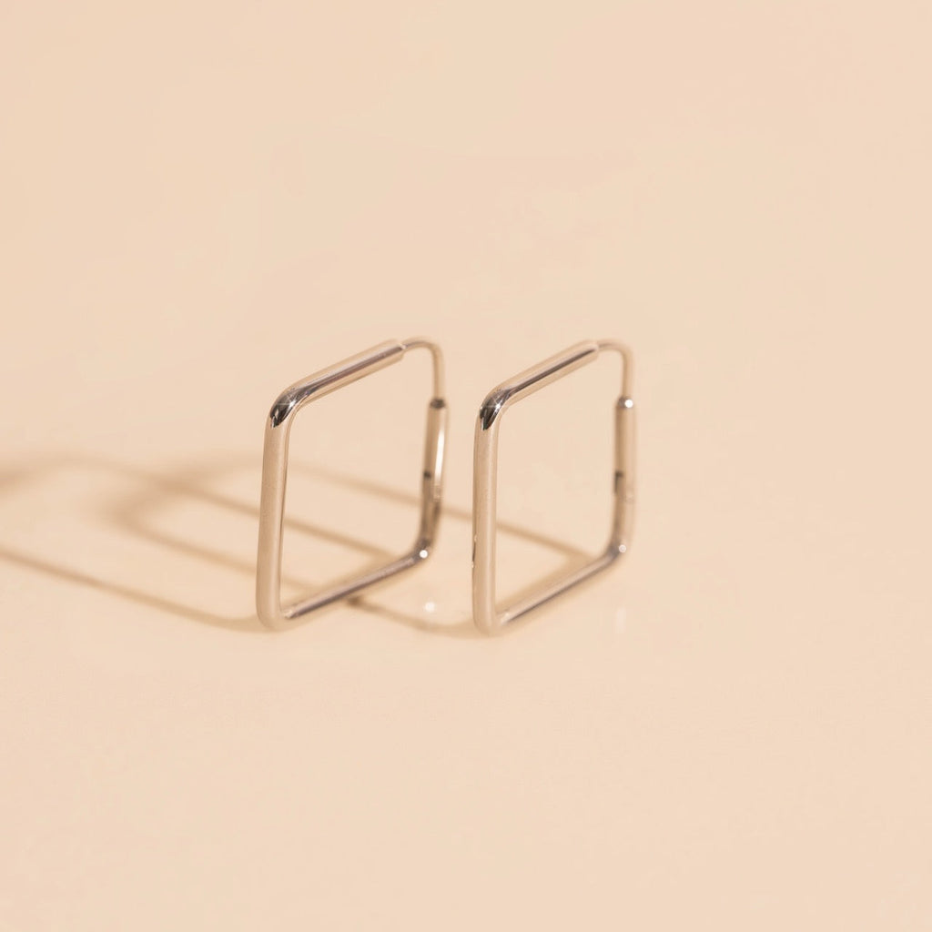 Diamond Rounded Huggie Hoop Earrings