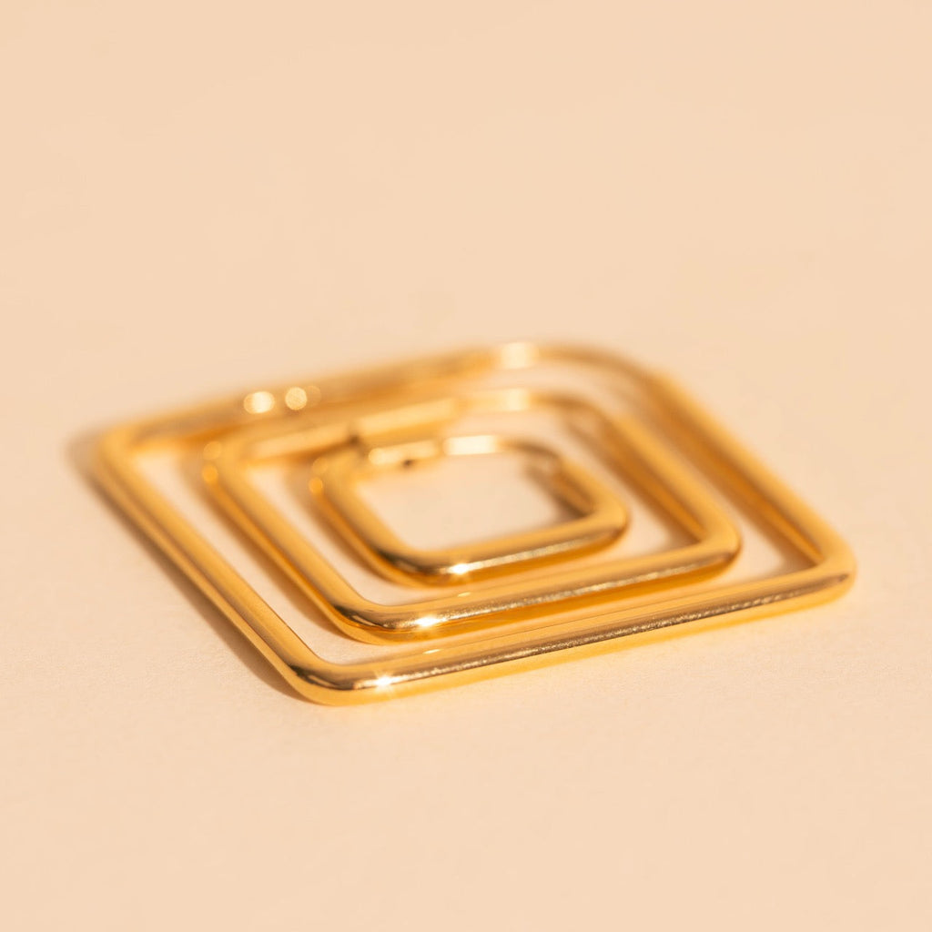 Diamond Rounded Huggie Hoop Earrings